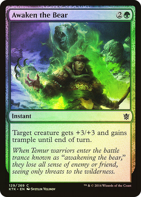 Awaken the Bear\nKhans of Tarkir\nSingle\nMagic The Gathering