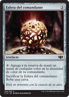 Commander's Sphere
Commander: 2014 Edition - Spanish
Single
Magic The Gathering