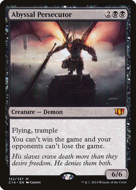 Abyssal Persecutor\nCommander: 2014 Edition\nSingle\nMagic The Gathering