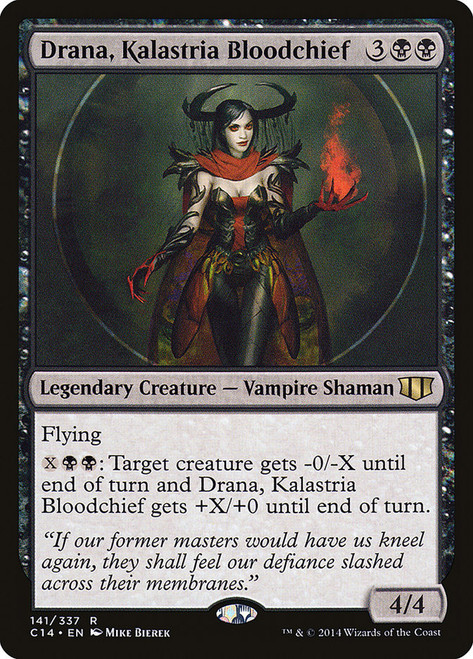 Drana, Kalastria Bloodchief\nCommander: 2014 Edition\nSingle\nMagic The Gathering