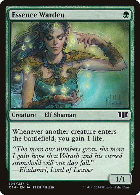Essence Warden\nCommander: 2014 Edition\nSingle\nMagic The Gathering