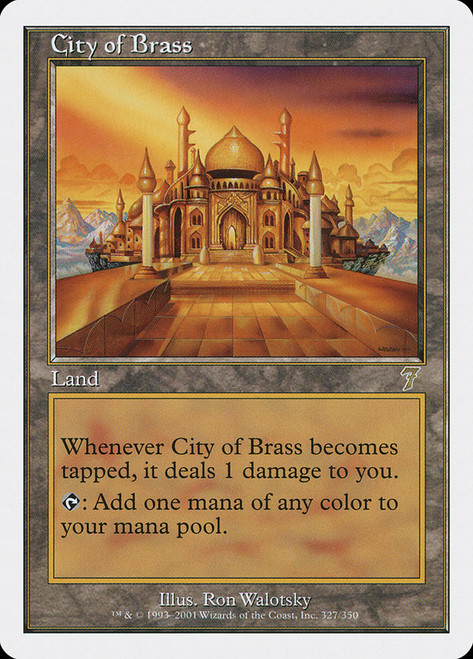 City of Brass\n7th Edition\nSingle\nMagic The Gathering