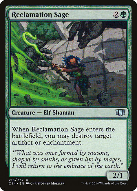 Reclamation Sage\nCommander: 2014 Edition\nSingle\nMagic The Gathering