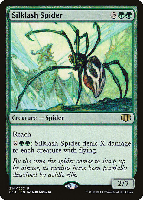 Silklash Spider\nCommander: 2014 Edition\nSingle\nMagic The Gathering