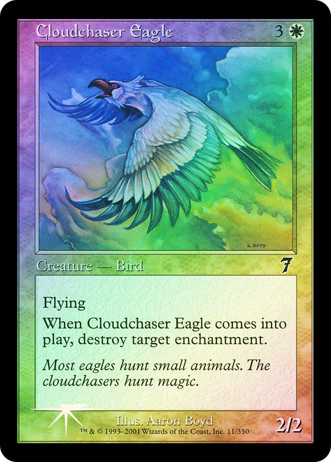 Cloudchaser Eagle\n7th Edition\nSingle\nMagic The Gathering