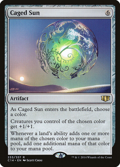 Caged Sun\nCommander: 2014 Edition\nSingle\nMagic The Gathering