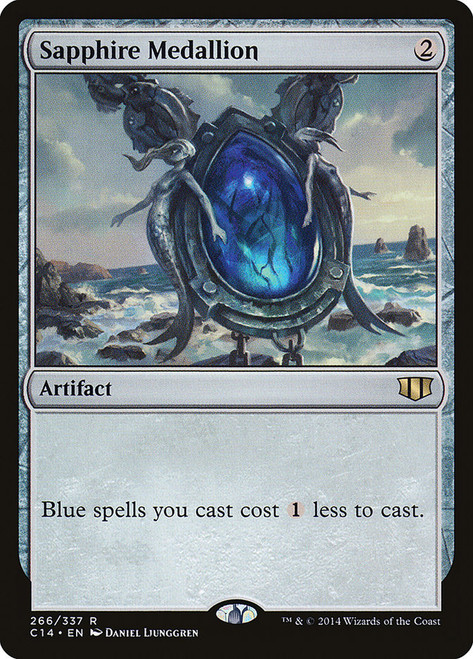 Sapphire Medallion\nCommander: 2014 Edition\nSingle\nMagic The Gathering