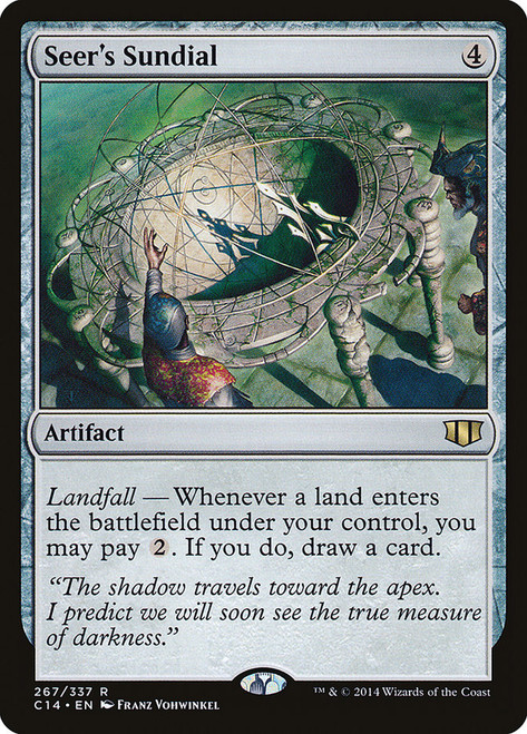 Seer's Sundial\nCommander: 2014 Edition\nSingle\nMagic The Gathering
