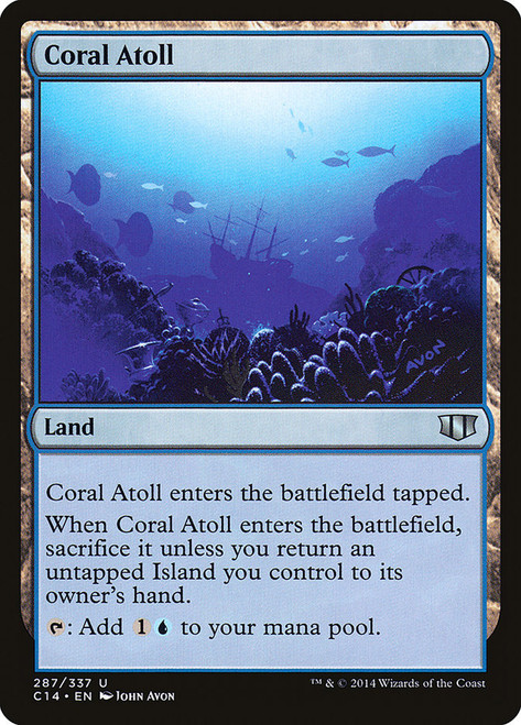 Coral Atoll\nCommander: 2014 Edition\nSingle\nMagic The Gathering