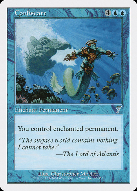 Confiscate\n7th Edition\nSingle\nMagic The Gathering