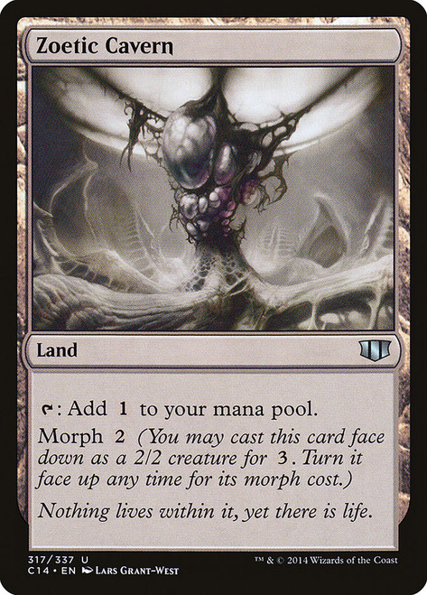 Zoetic Cavern\nCommander: 2014 Edition\nSingle\nMagic The Gathering