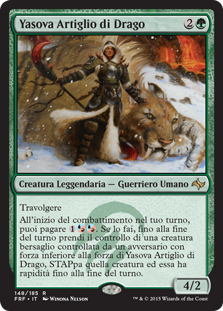 Yasova Dragonclaw
Fate Reforged (Foil) - Italian
Single
Magic The Gathering