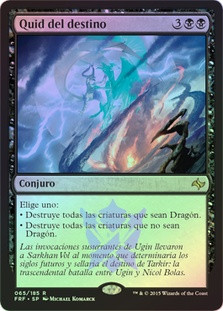 Crux of Fate
Fate Reforged (Foil) - Spanish
Single
Magic The Gathering