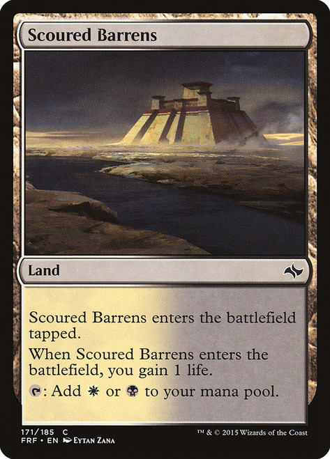 Scoured Barrens\nFate Reforged\nSingle\nMagic The Gathering