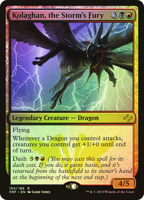 Kolaghan, the Storm's Fury\nFate Reforged\nSingle\nMagic The Gathering
