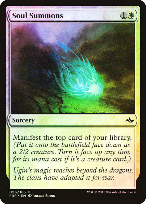 Soul Summons\nFate Reforged\nSingle\nMagic The Gathering