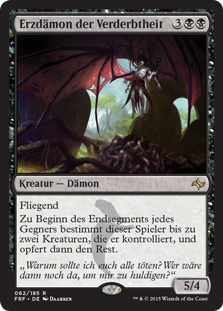 Archfiend of Depravity
Fate Reforged - German
Single
Magic The Gathering