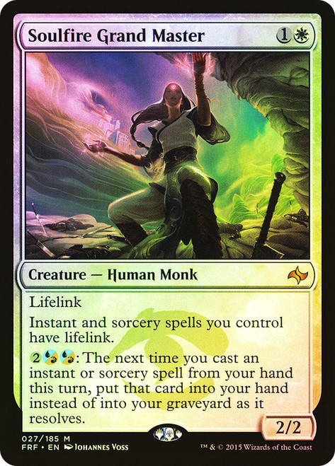 Soulfire Grand Master\nFate Reforged\nSingle\nMagic The Gathering