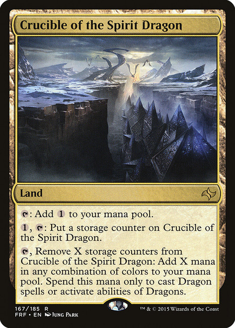 Crucible of the Spirit Dragon\nFate Reforged\nSingle\nMagic The Gathering