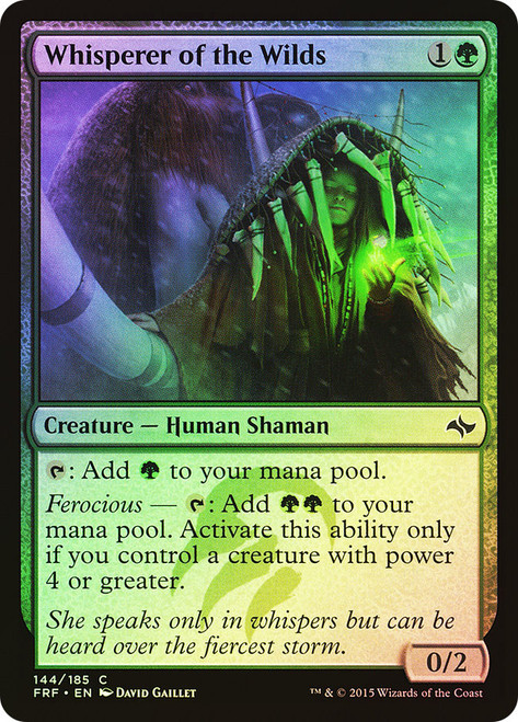 Whisperer of the Wilds\nFate Reforged\nSingle\nMagic The Gathering