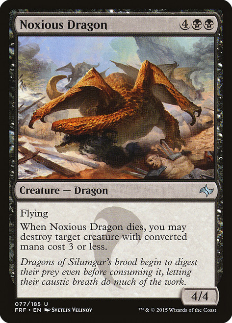 Noxious Dragon\nFate Reforged\nSingle\nMagic The Gathering