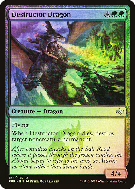 Destructor Dragon\nFate Reforged\nSingle\nMagic The Gathering