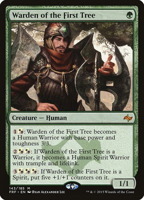 Warden of the First Tree\nFate Reforged\nSingle\nMagic The Gathering