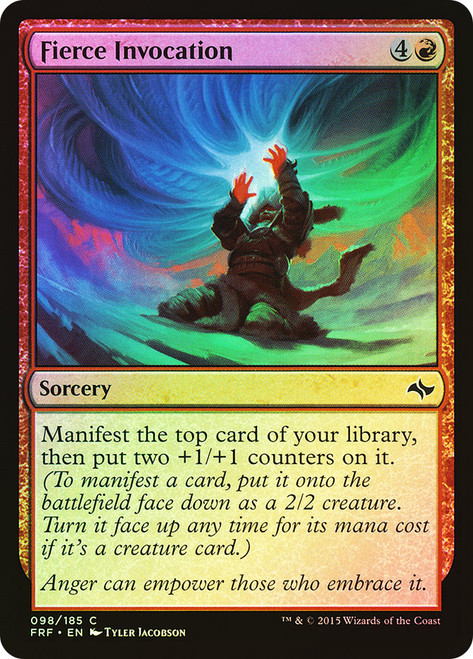 Fierce Invocation\nFate Reforged\nSingle\nMagic The Gathering