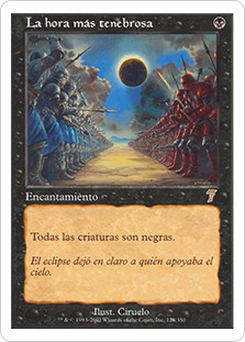 Darkest Hour
7th Edition - Spanish
Single
Magic The Gathering