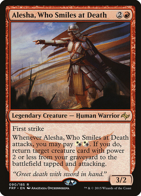 Alesha, Who Smiles at Death\nFate Reforged\nSingle\nMagic The Gathering