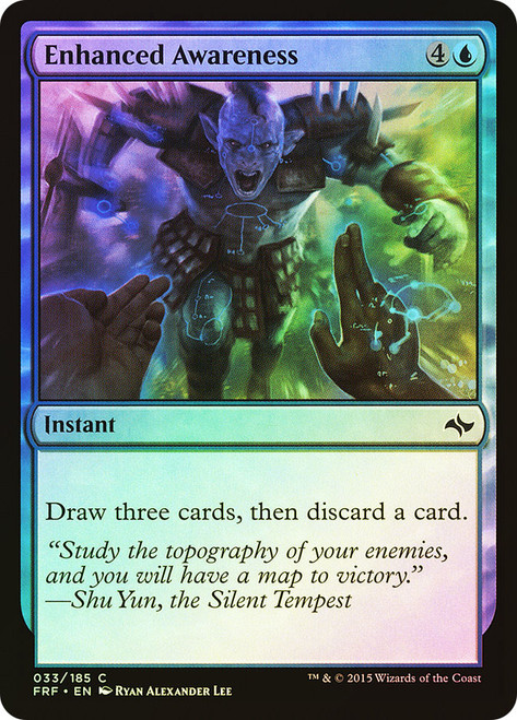 Enhanced Awareness\nFate Reforged\nSingle\nMagic The Gathering
