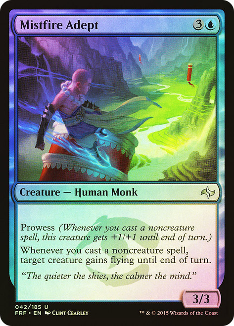 Mistfire Adept\nFate Reforged\nSingle\nMagic The Gathering