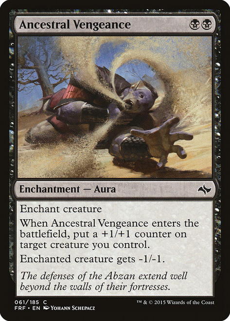 Ancestral Vengeance\nFate Reforged\nSingle\nMagic The Gathering
