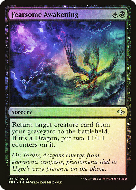 Fearsome Awakening\nFate Reforged\nSingle\nMagic The Gathering