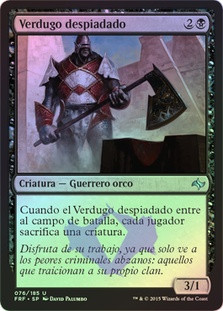 Merciless Executioner
Fate Reforged (Foil) - Spanish
Single
Magic The Gathering