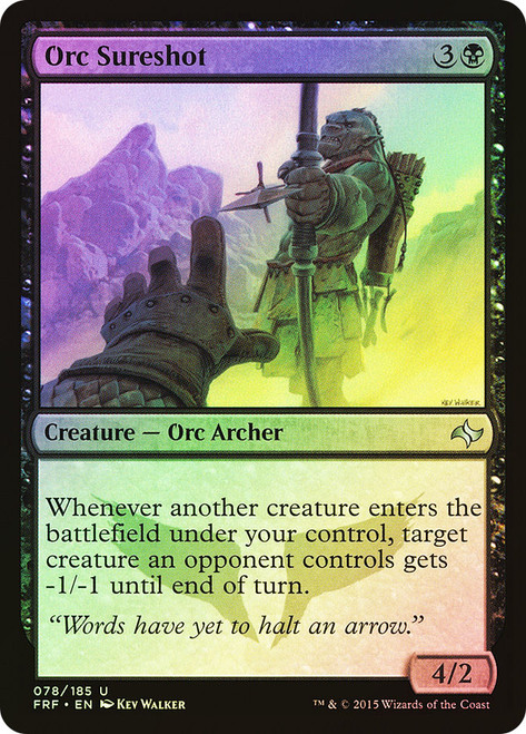 Orc Sureshot\nFate Reforged\nSingle\nMagic The Gathering