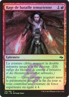 Temur Battle Rage
Fate Reforged (Foil) - French
Single
Magic The Gathering