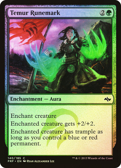 Temur Runemark\nFate Reforged\nSingle\nMagic The Gathering