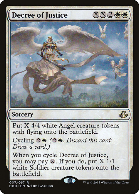 Decree of Justice\nDuel Decks: Elspeth vs. Kiora\nSingle\nMagic The Gathering