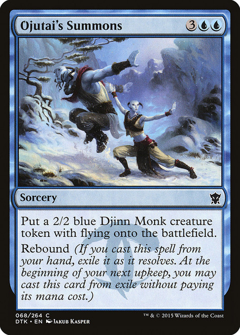 Ojutai's Summons\nDragons of Tarkir\nSingle\nMagic The Gathering