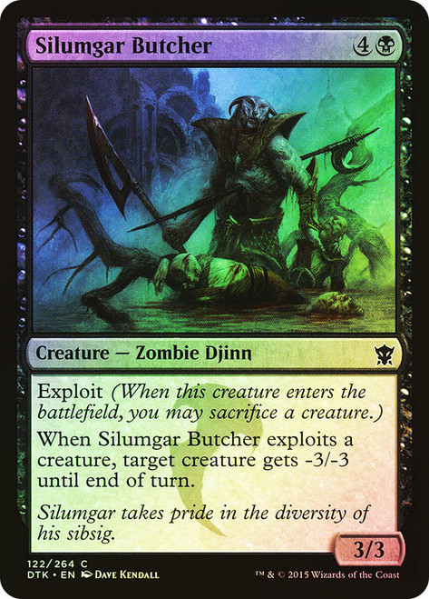 Silumgar Butcher\nDragons of Tarkir\nSingle\nMagic The Gathering