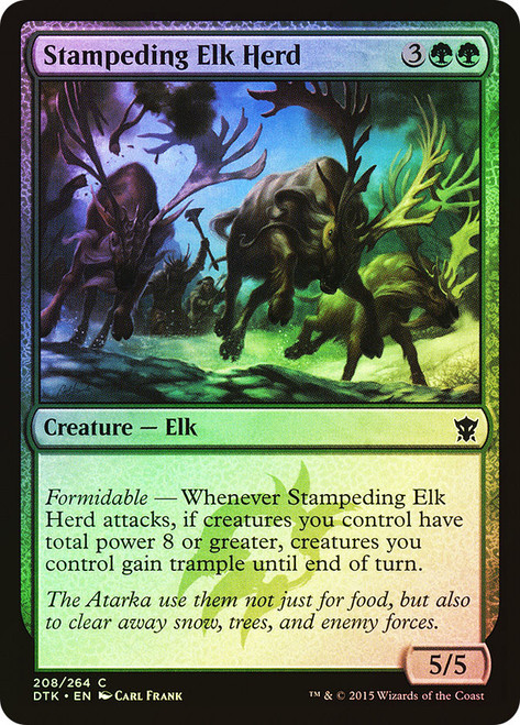 Stampeding Elk Herd\nDragons of Tarkir\nSingle\nMagic The Gathering