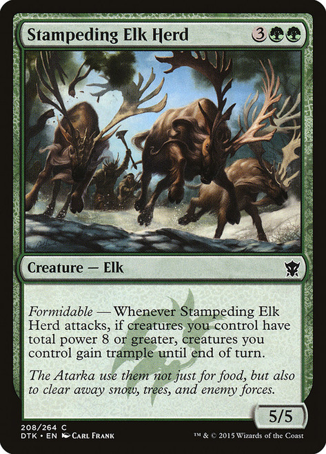 Stampeding Elk Herd\nDragons of Tarkir\nSingle\nMagic The Gathering
