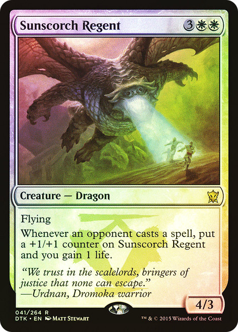 Sunscorch Regent\nDragons of Tarkir\nSingle\nMagic The Gathering