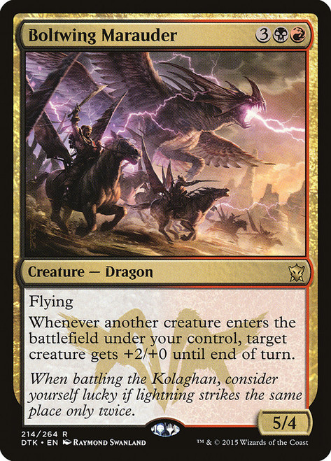 Boltwing Marauder\nDragons of Tarkir\nSingle\nMagic The Gathering