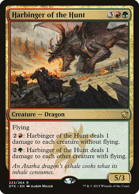 Harbinger of the Hunt\nDragons of Tarkir\nSingle\nMagic The Gathering