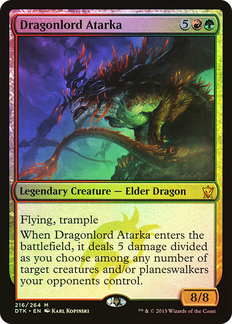 Dragonlord Atarka\nDragons of Tarkir\nSingle\nMagic The Gathering