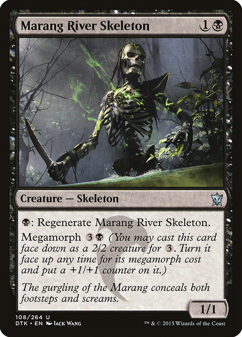 Marang River Skeleton\nDragons of Tarkir\nSingle\nMagic The Gathering