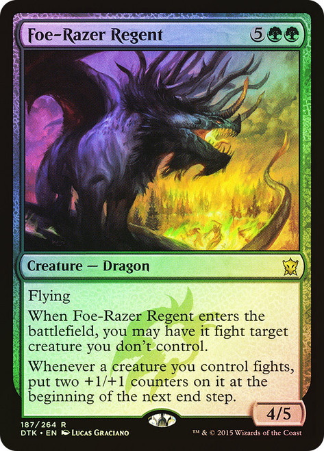Foe-Razer Regent\nDragons of Tarkir\nSingle\nMagic The Gathering