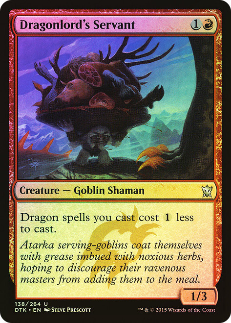 Dragonlord's Servant | Dragons of Tarkir - Russian | Star City Games